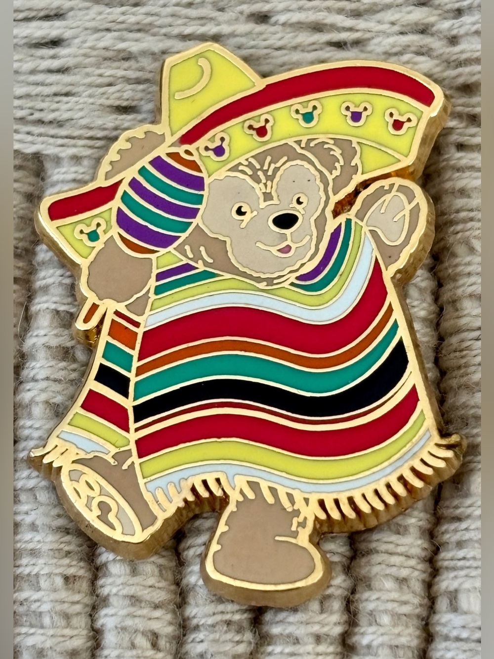 DISNEY 2011 Epcot “Duffy Around the World” Mexico Pin